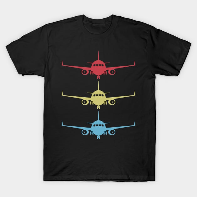 Stacked Aircraft T-Shirt by Aviation Goodies